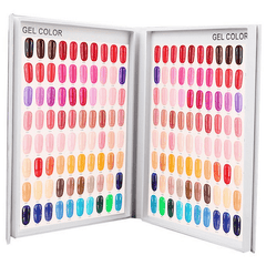 Présentoir de cartes de vernis à ongles en gel 120 grilles pour salon de beauté et de manucure