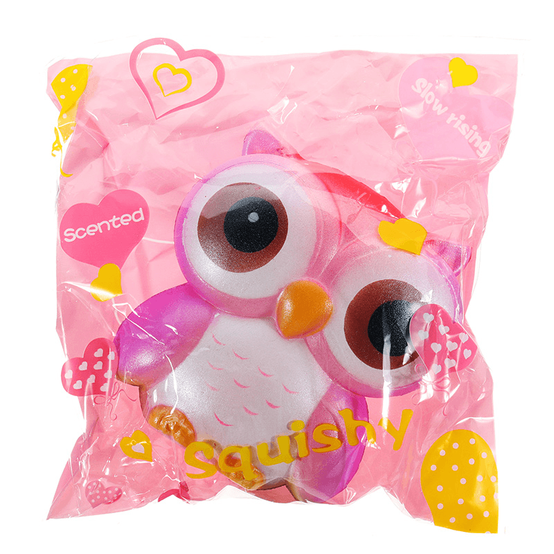 Galaxy Owl Squishy 12.5*12*7Cm Sweet Soft Slow Rising Collection Gift Decor Toy Original Packaging