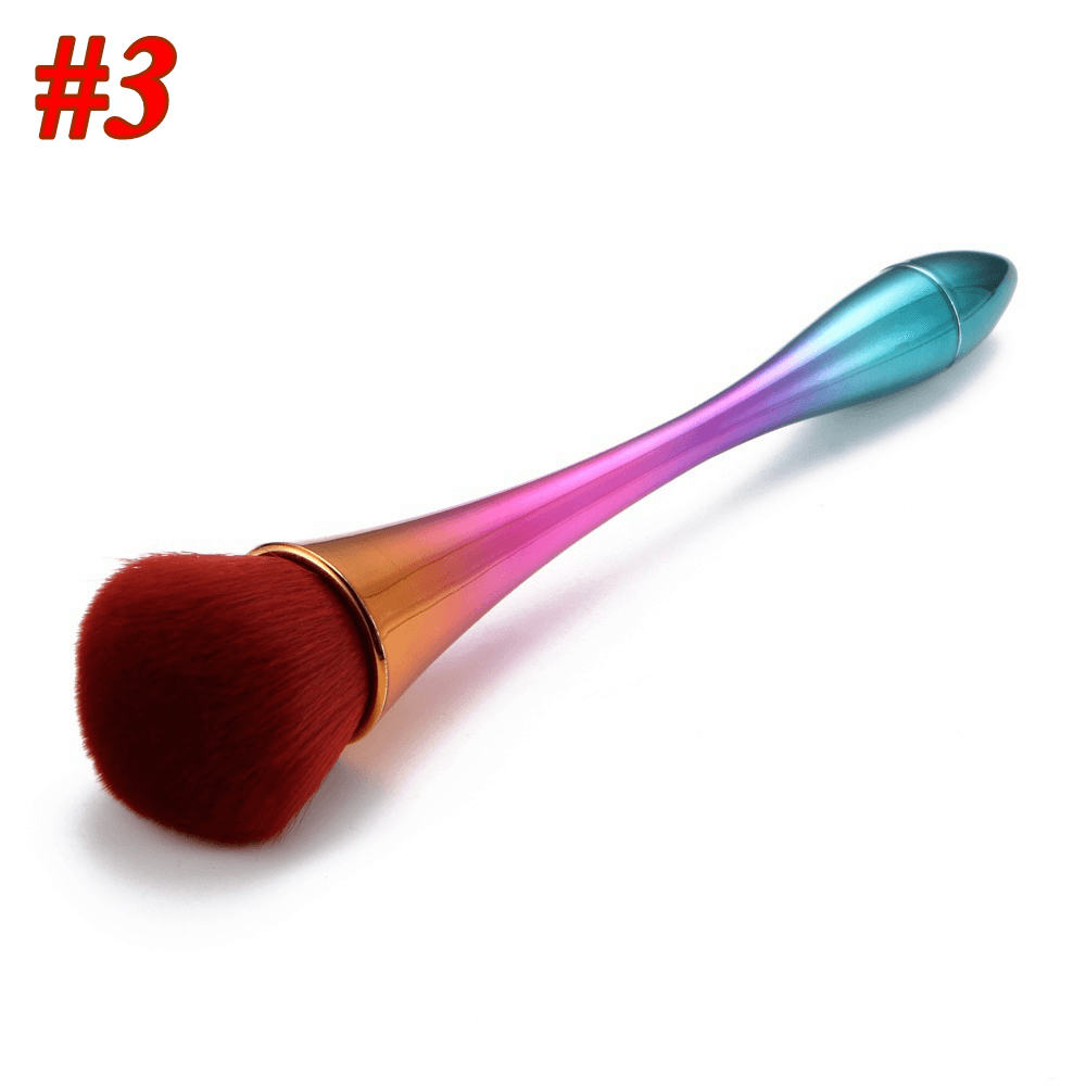 1Pc Varied Colorful Face Makeup Brushes Soft Contour Powder Blush Cosmetic Founation Brush