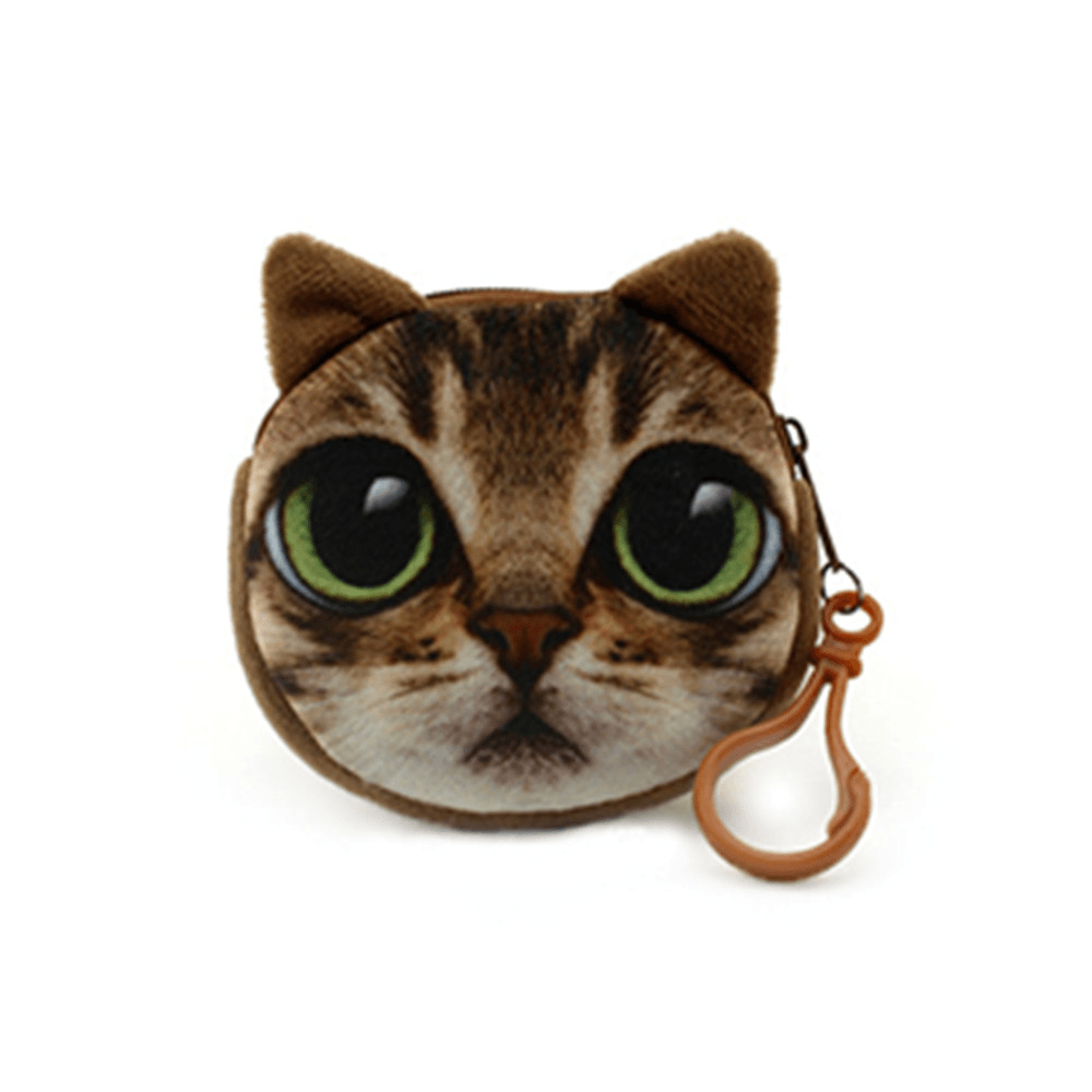 Cute Animal Cat Stuffed Plush Toy Handbag Chain Doll Toy Gift Collection