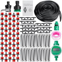 15/20/25/30M DIY Irrigation System Water Timer Auto Plant Watering Micro Drip Garden Watering Kits