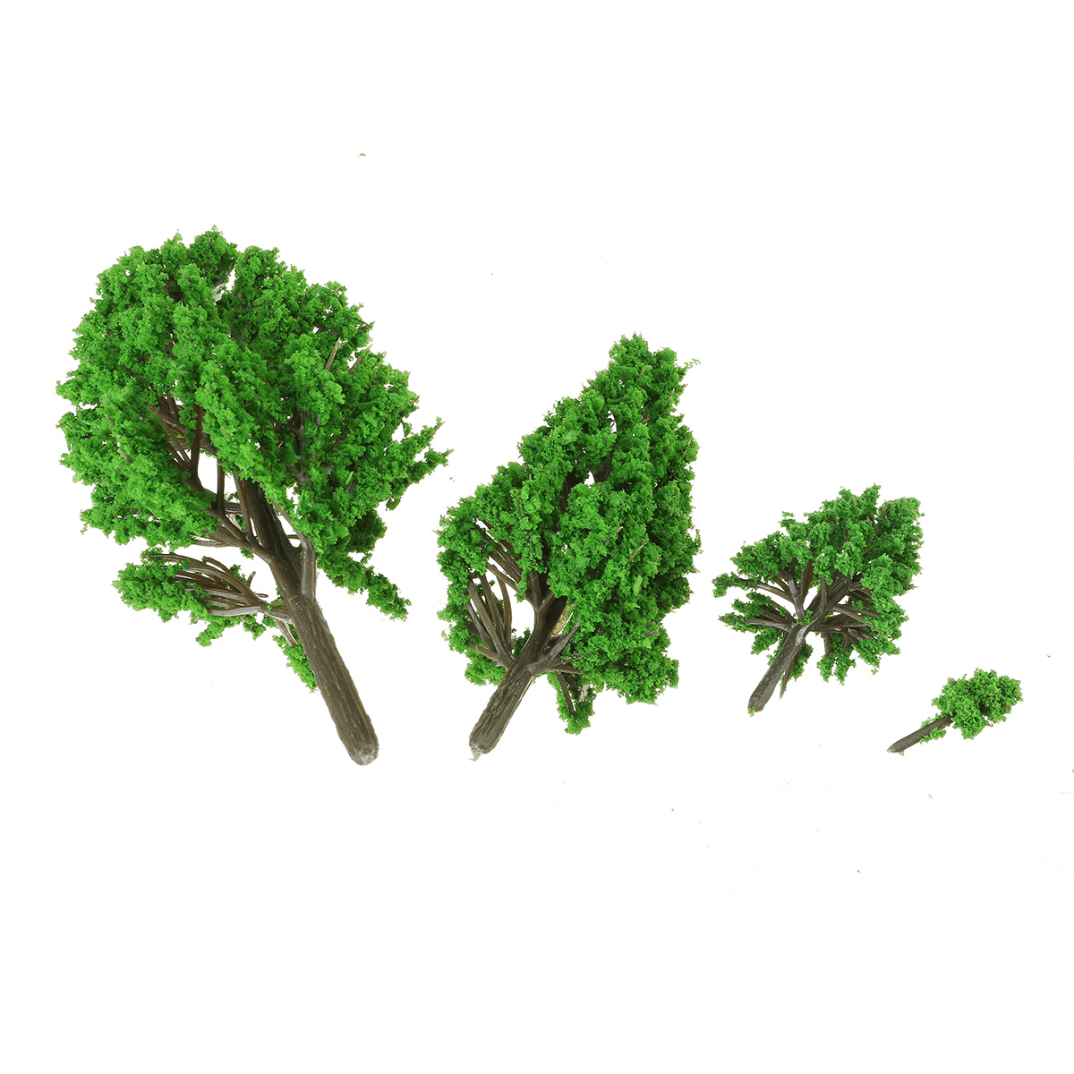 Lot de 10 mini arbres artificiels en peuplier de 3 à 14 cm pour décoration de maison, de bureau ou de fête