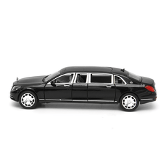 Modelo de coche de metal fundido a presión S600 Limousine 1:32 20,5 X 7,5 X 5 cm Coche en caja negro