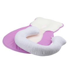 Oreiller respirant pour nouveau-né, tapis de sommeil anti-tête plate pour berceau, support de cou