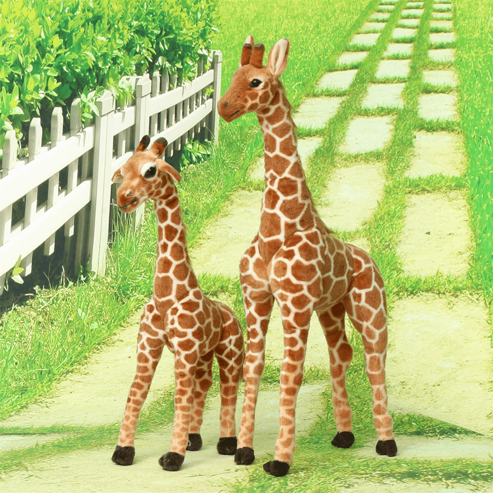 Grande poupée girafe en peluche géante de 60 cm, jouet doux pour enfants