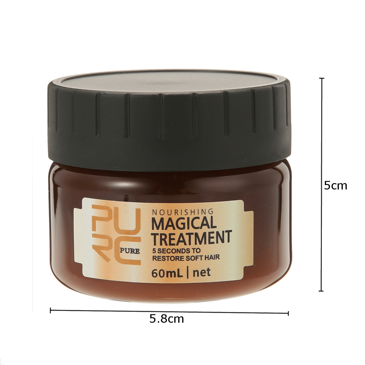 Masque capillaire Magic Care PURC Réparation des dommages en 5 secondes Cheveux doux