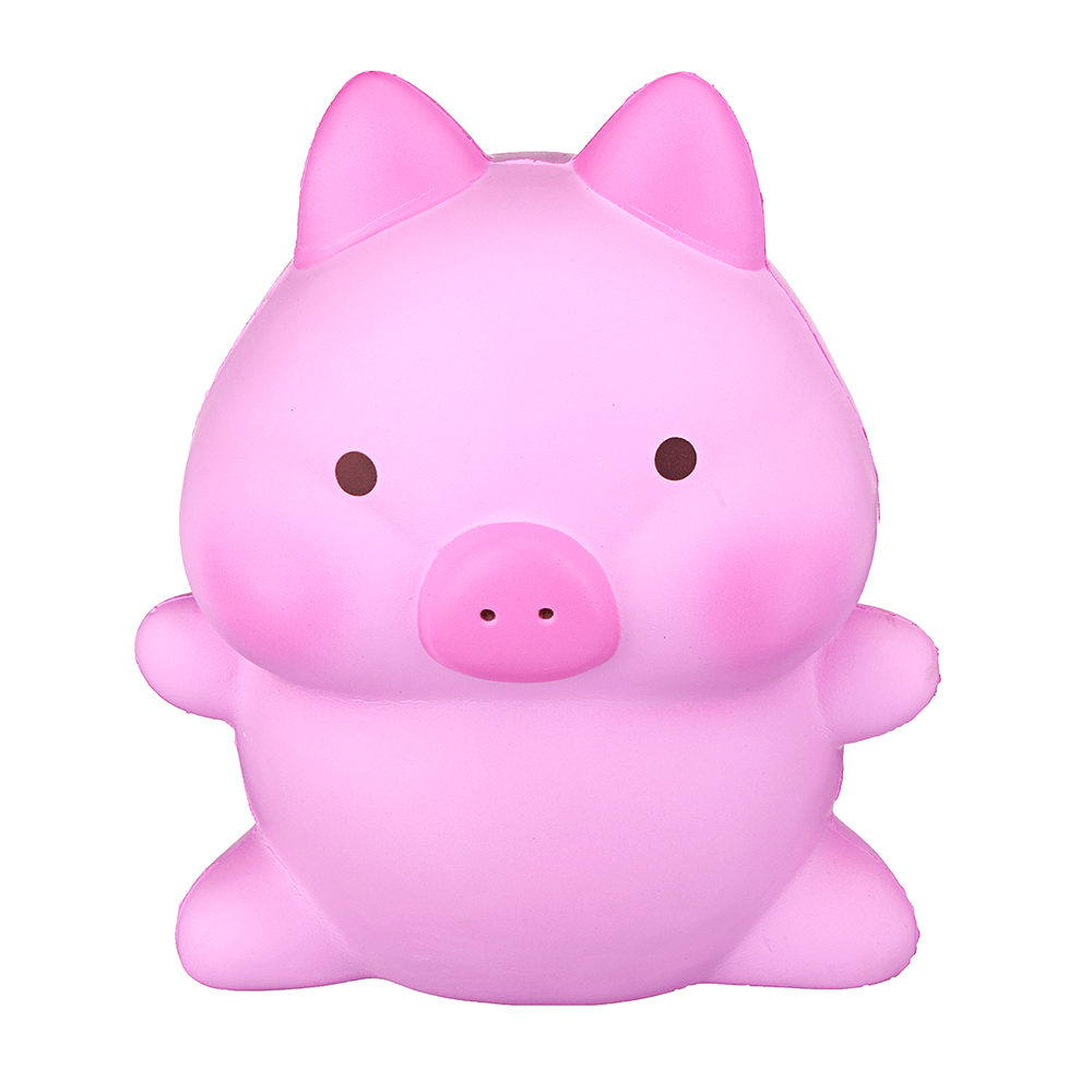 Squishy géant en forme de cochon rose Kawaii de 26 cm, jouet mignon et parfumé à rebond lent