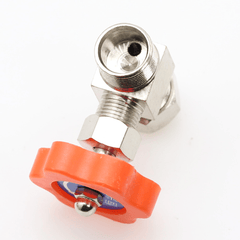 Ball Balve 6Mm 8Mm 10Mm 12Mm Pipe Orange Plastic Handle Metal High Pressure Durable Tube Needle Type Globe Valve