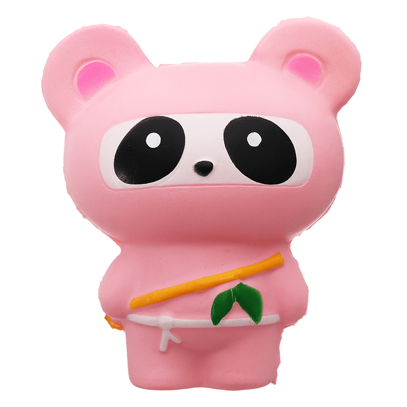 Jouet Jumbo Squishy Ninja Cat Fox Panda parfumé de 14 cm qui monte très lentement pour enfants