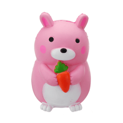 Carrot Rabbit Squishy 9*12.5Cm Slow Rising with Packaging Collection Gift Soft Toy