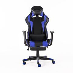 Ergonomic High Back Office Chair Racing Style Reclining Chair Adjustable Rotating Lift Chair PU Leather Gaming Chair Laptop Desk Chair with Footrest