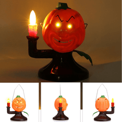 Suministros de decoración del hogar para fiestas de Halloween, lámpara fantasma luminosa portátil, juguetes para niños, regalo para niños