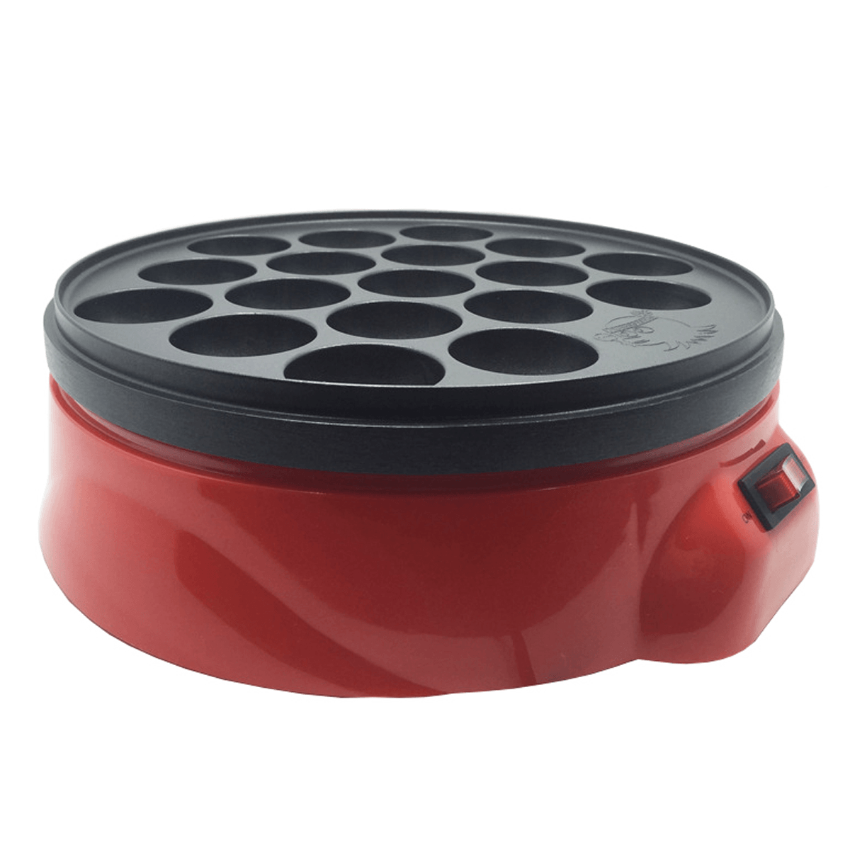 Parrilla para takoyaki de 18 agujeros, placa de cocción, máquina de cocina con forma de pulpo, 650 W, 220 V