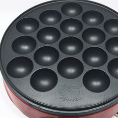 Parrilla para takoyaki de 18 agujeros, placa de cocción, máquina de cocina con forma de pulpo, 650 W, 220 V