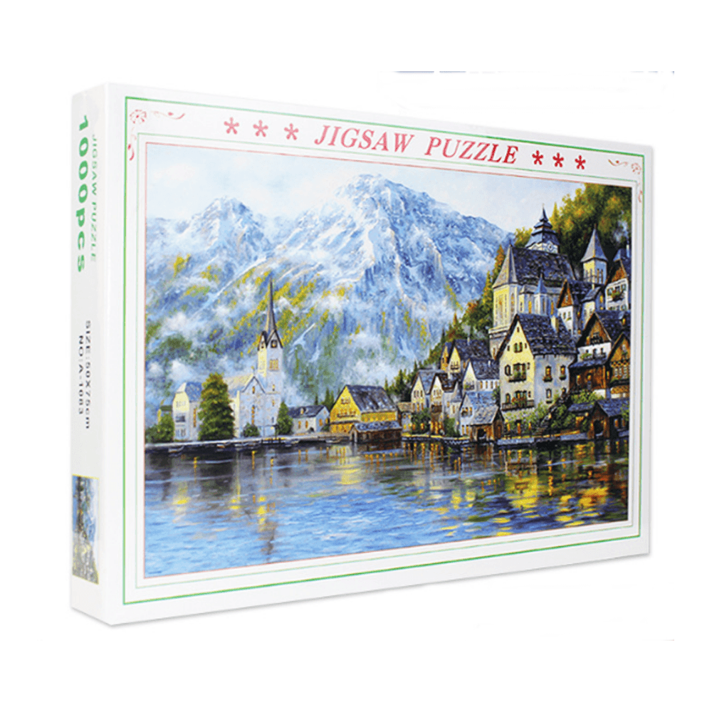 1000 Pieces Paper Puzzle Landscape Architecture Series Children Adult Educational Leisure Jigsaw Puzzle Toy