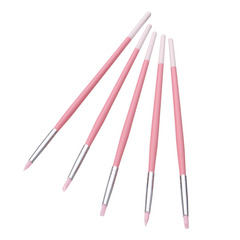 Lot de 5 stylos à ongles en gel de silice pour gravure et gravure d'outils creux