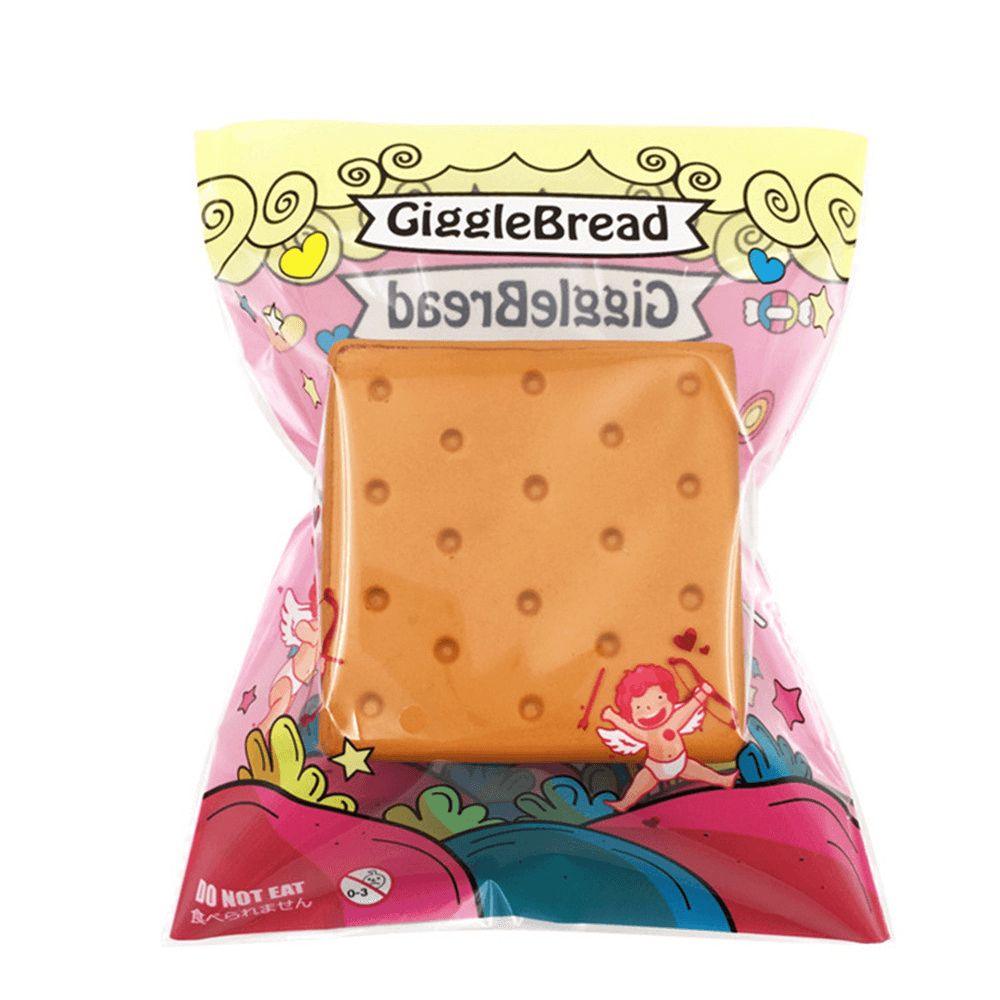 Gigglebread S'More Chocolate Biscuit Squishy 9.5*9*6CM Licensed Slow Rising with Packaging Collection Gift