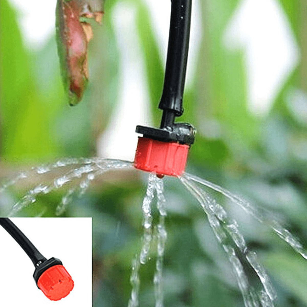 Kit d'arrosage automatique pour jardin, micro-irrigation goutte à goutte, 5/10/15/25/30 m