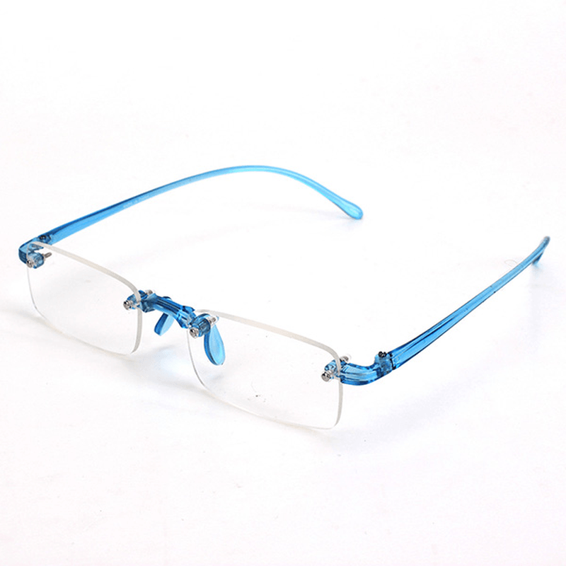 Lunettes de lecture presbytes à lumière bleue sans monture Soulagement de la fatigue Force 1,0 1,5 2,0 2,5 3,0