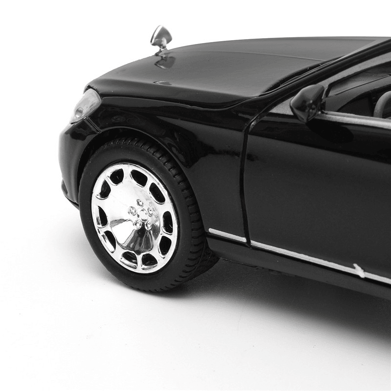 Modelo de coche de metal fundido a presión S600 Limousine 1:32 20,5 X 7,5 X 5 cm Coche en caja negro