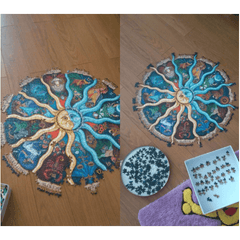 Puzzle de 500 pièces de peinture célèbre du zodiaque, jouet de décompression, jouets éducatifs d'intérieur