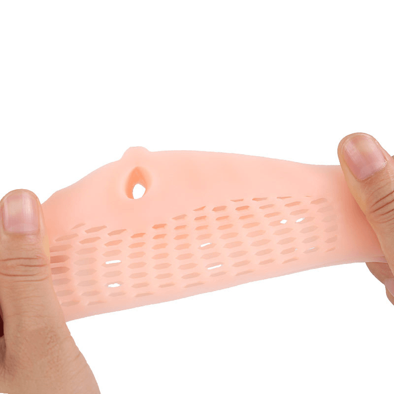 1 paire de séparateurs d'orteils en gel respirant ultra élastique, coussin correcteur d'oignon, coussin métatarsien pour hallux valgus, orteil en marteau