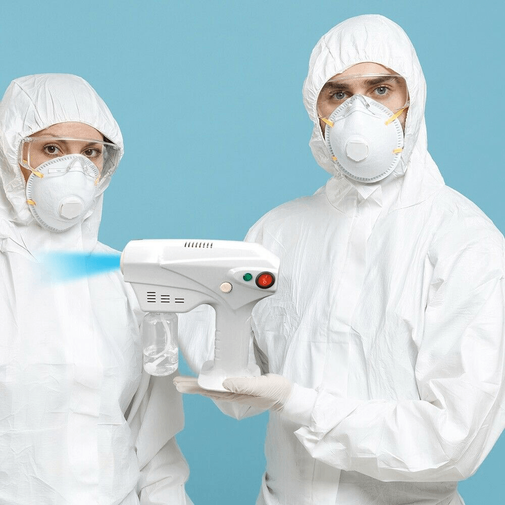 Machine de pulvérisation 1200 W 500 ml Désinfection par pulvérisation à vapeur nano à lumière bleue Désinfection par pulvérisation nano Prise UE/UK/US 110 V/220 V Pulvérisateur d'atomisation