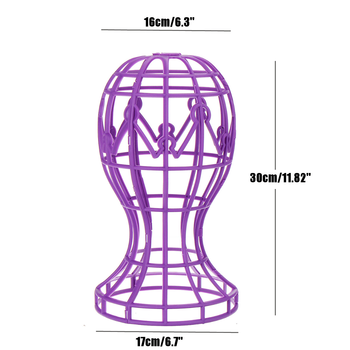 Soporte para peluca desmontable, soporte para gorra, soporte para cabello, cabeza de maniquí, herramienta de exhibición estable, soporte para peluca