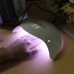 Lampe à ongles UV 12 LED 24 W SUNX3 - Sèche-ongles à LED - Bouton tactile - Réglage de l'heure