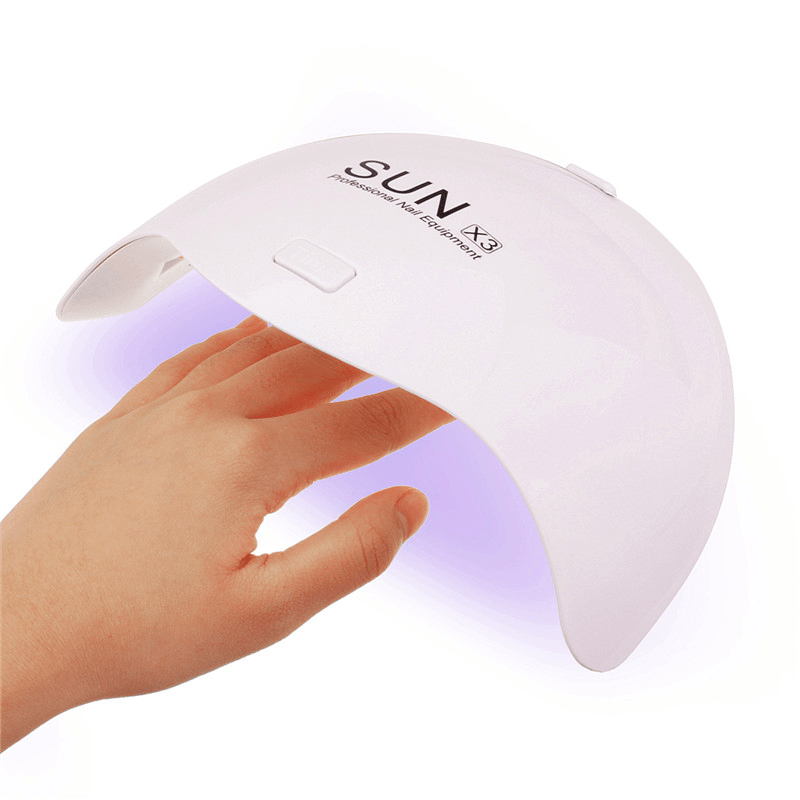 Lampe à ongles UV 12 LED 24 W SUNX3 - Sèche-ongles à LED - Bouton tactile - Réglage de l'heure