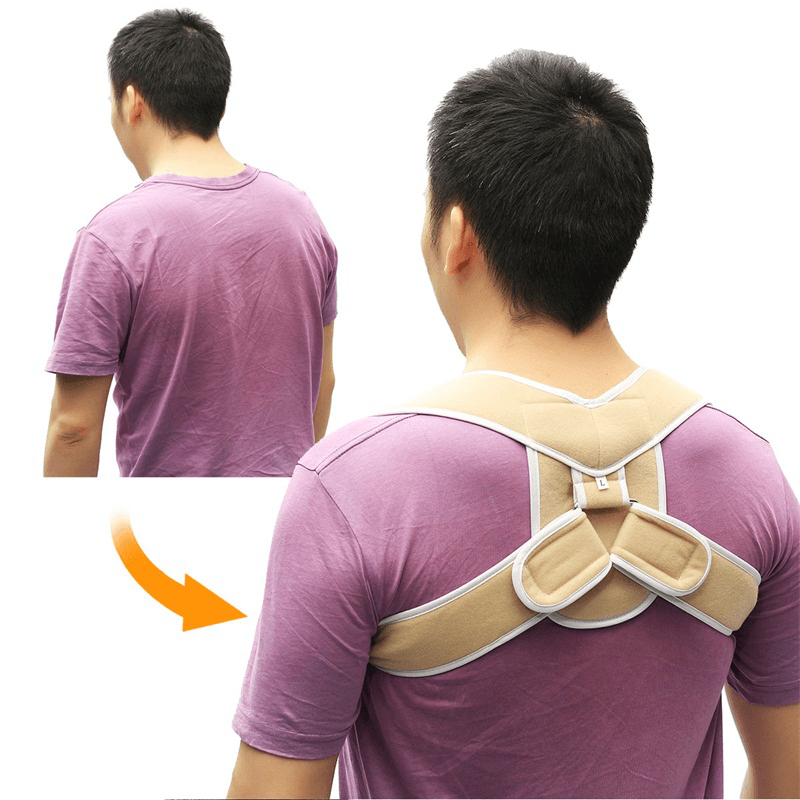 Corrector de postura ajustable, soporte lumbar para joroba, cinturón corrector para hombres y niños