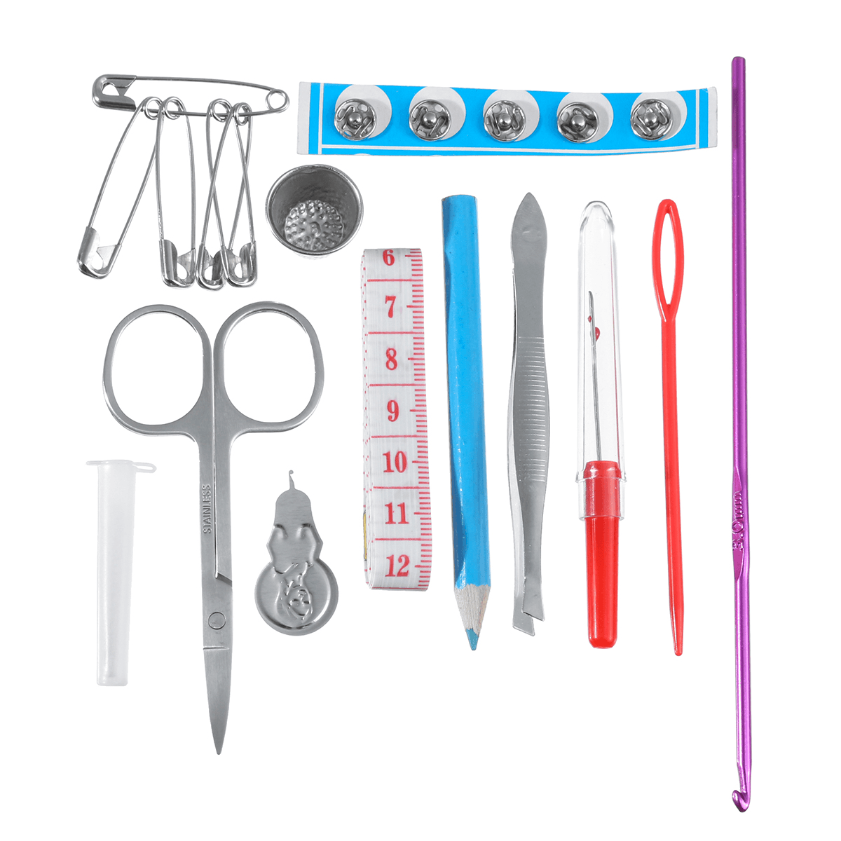 200Pcs Multi-Functional Combination Sewing Kit Thread Set