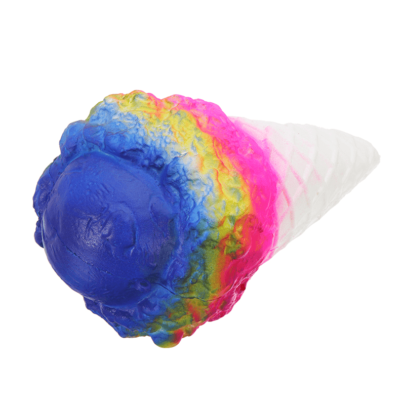 19Cm Jumbo Squishy Ice Cream Multicolor Slow Rising Soft Collection Gift Decor Toy