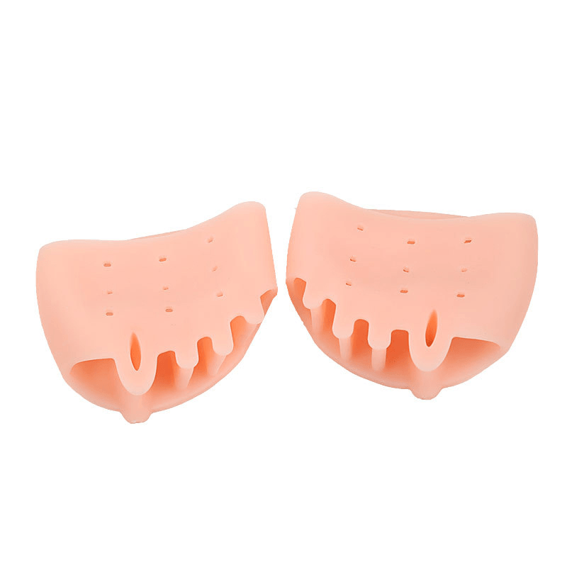 1 paire de séparateurs d'orteils en gel respirant ultra élastique, coussin correcteur d'oignon, coussin métatarsien pour hallux valgus, orteil en marteau