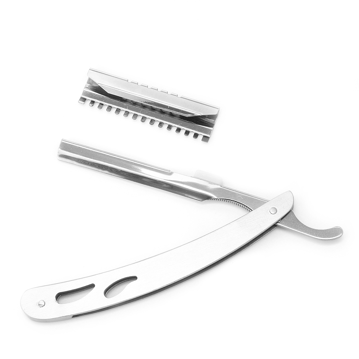 Foldable Straight Edge Manual Razor Hairdressing Beard Barber Shaver Men Cleaning Household