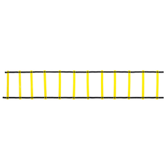 Escalera de entrenamiento de velocidad y agilidad de 12 peldaños para ejercicios de trabajo de pies y fitness en fútbol, ​​6 m