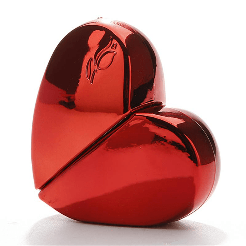 25Ml Heart Shaped Glass Perfume Bottles with Spray Refillable Empty Perfume Atomizer and Classic Style