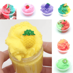 120 ml de slime aux fruits en argile de coton cristal brossé décompression bricolage cadeau anti-stress