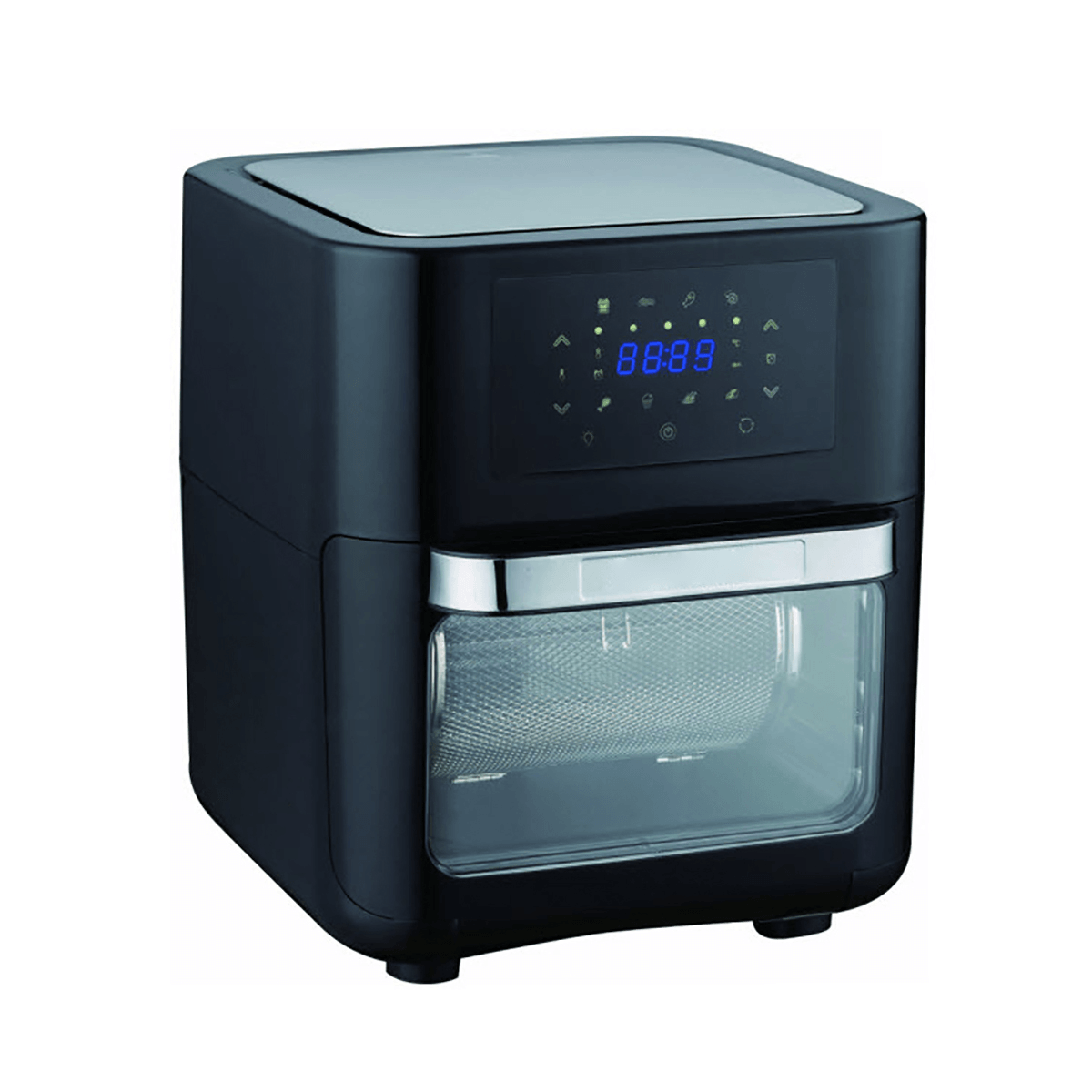 Friteuse à air multifonction 10 L 1 700 W 110 V en acier inoxydable pour cuisson des aliments et poulet frit