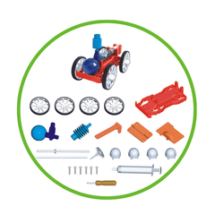 Modelo de experimento científico de coche con propulsión neumática para niños EK-D009, juguete educativo para la primera infancia