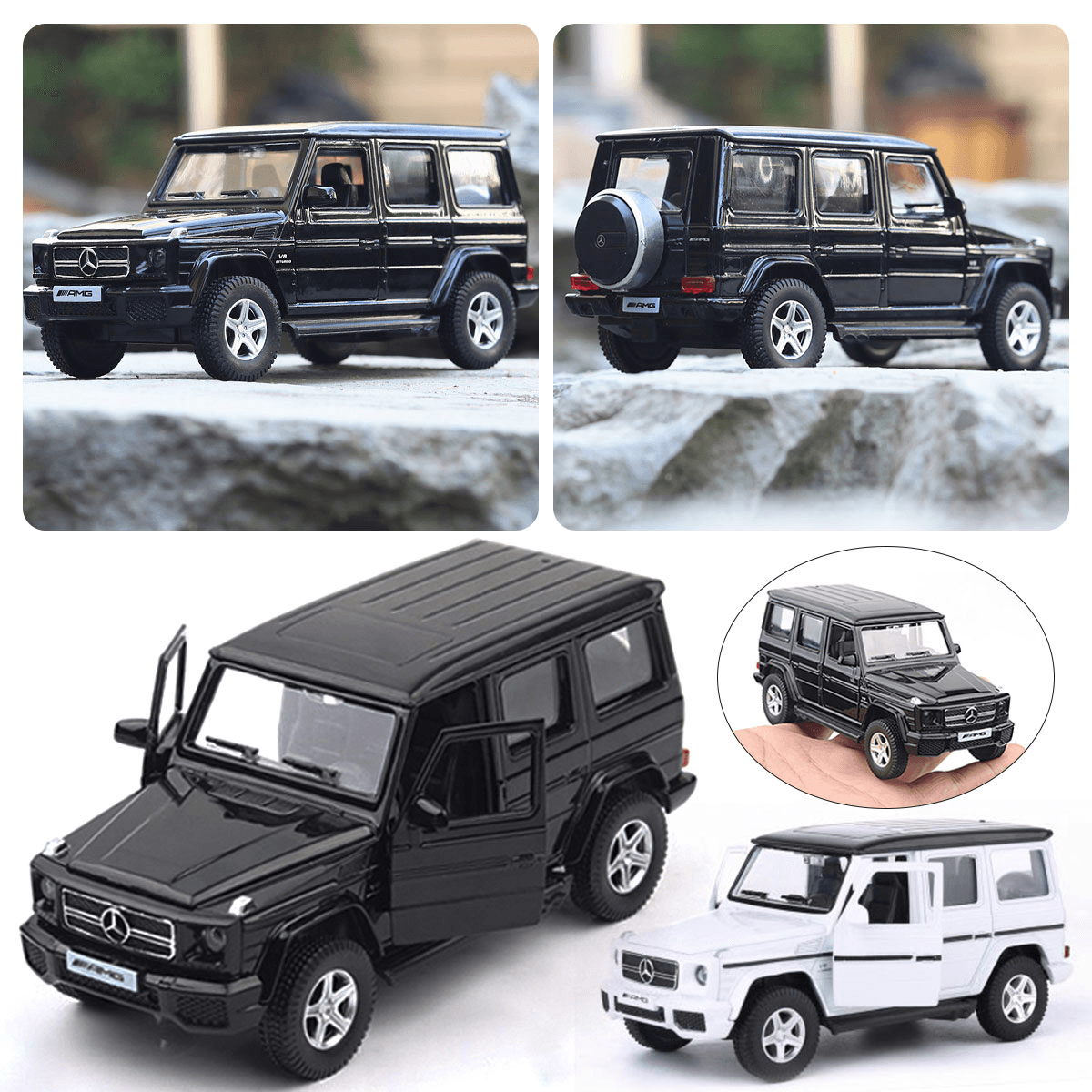 1:36 Mercedes Ben G63 Alloy Pull Back Car Diecast Model Toy