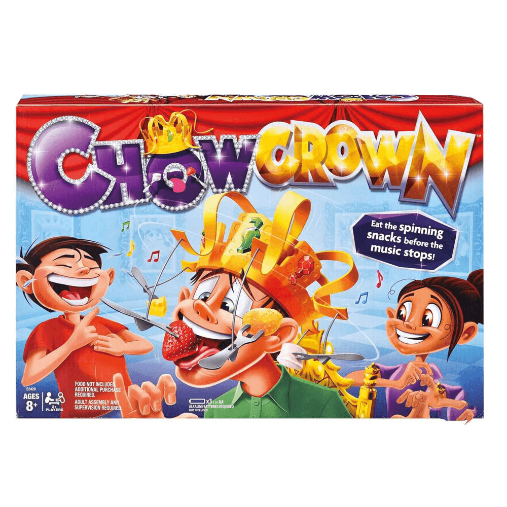 Creative Rotating Chow Crowns Hat Spinning Crown Snacks Party Novelty Parent-Children Interactive Game Jokes Toys for Kids Adult Gift