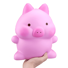 Squishy géant en forme de cochon rose Kawaii de 26 cm, jouet mignon et parfumé à rebond lent