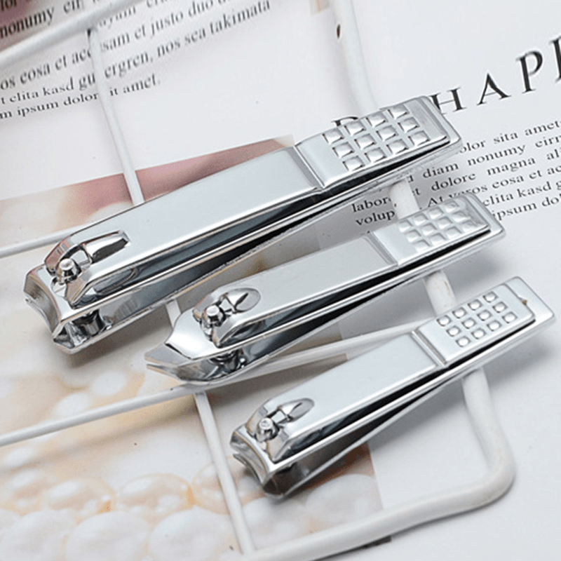 12Pcs Stainless Steel Nail Clippers Set Portable Exfoliating Manicure Pedicure Grooming Kit