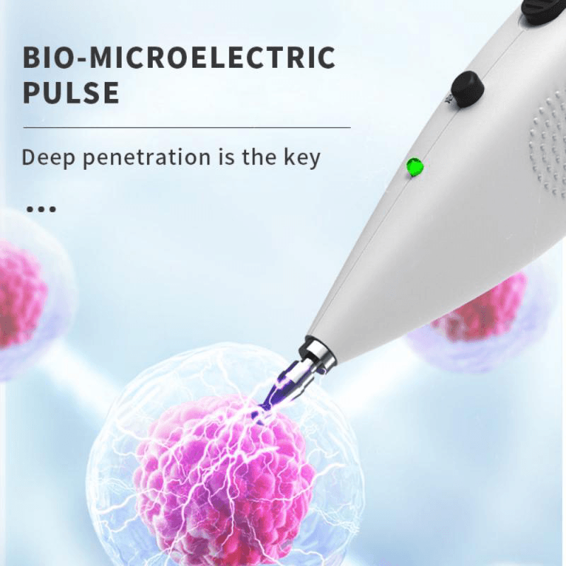 Stylo d'acupuncture avec affichage numérique Appareil de stimulation musculaire pour points d'acupuncture électrique Équipement de massage Soins de santé