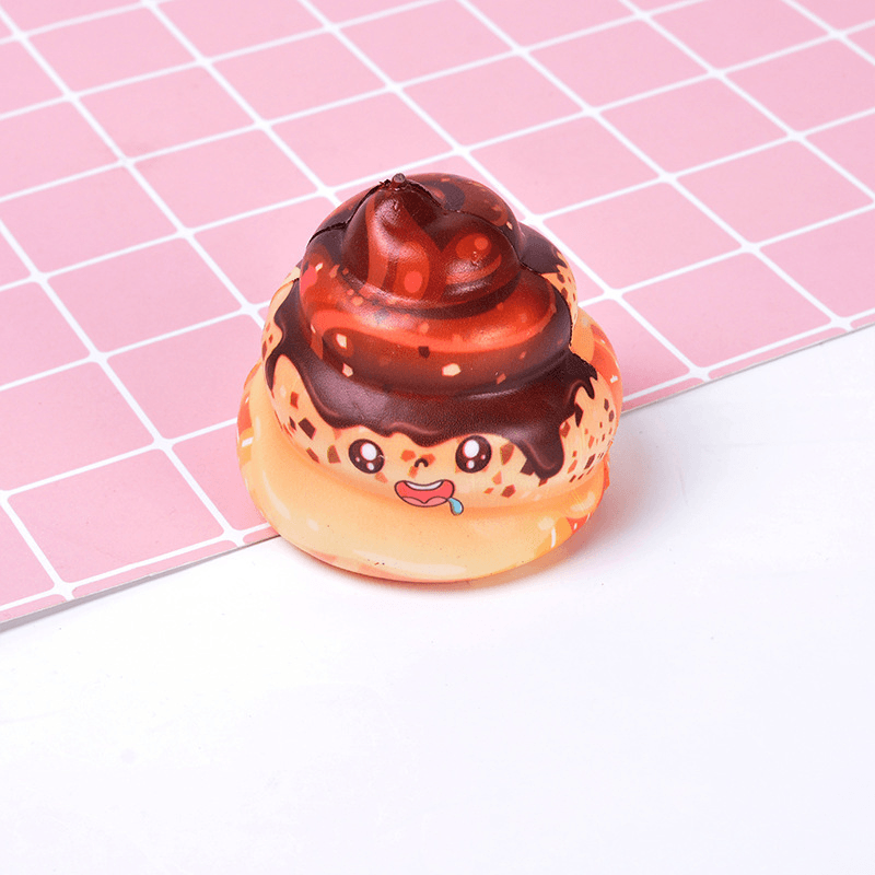 Chocolate Poo Squishy 8CM Yummy Expression Kawaii Jumbo Gift Collection with Packaging