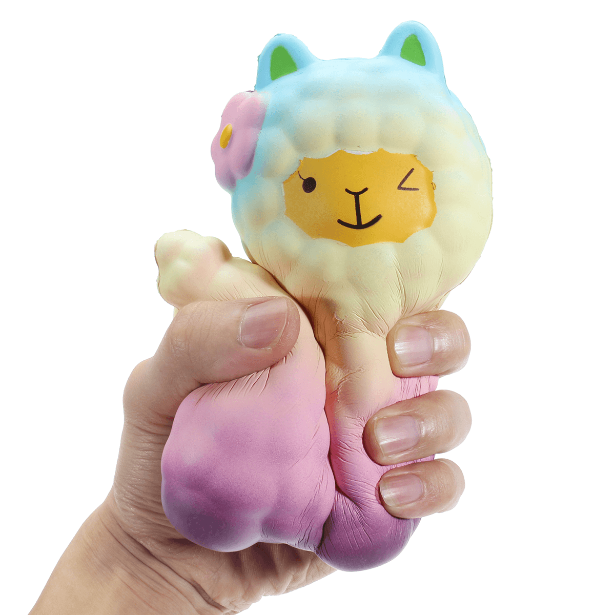 16CM Jumbo Squishy Cute Alpaca Galaxy Super Slow Rising Scented Fun Animal Toys