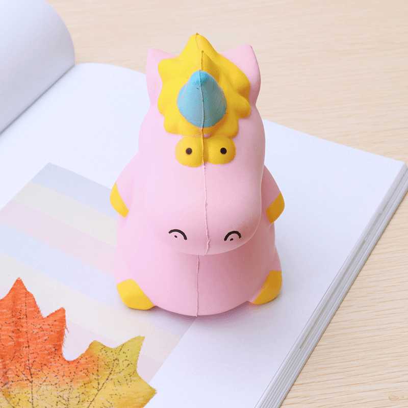 Areedy Squishy Baby Unicorn Hippo 14Cm*10Cm*8Cm Licensed Super Slow Rising Cute Pink Scented Original Package