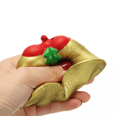 Chameleon Squishy Christmas Jingle Bell Slow Rising Toy with Packaging Kids Christmas Gift Decor