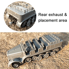 1/72 4D Seconde Guerre mondiale Allemagne Véhicule blindé Militaire Modèle assemblé Jouets